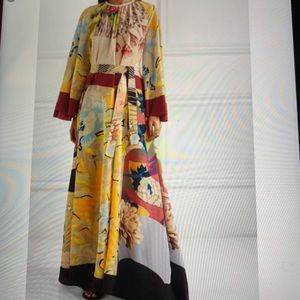 Etro maxi printed dress.